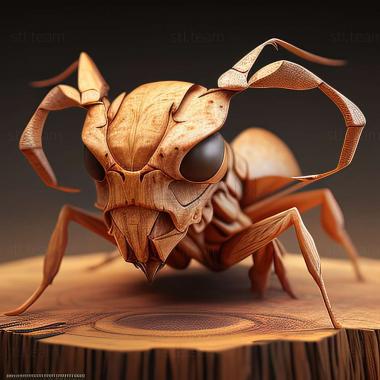 3D model Pseudomyrmex caeciliae (STL)